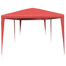 Party Tent Rød 600 x 300 x 255 cm PE og stål