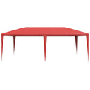 Party Tent Rød 600 x 300 x 255 cm PE og stål