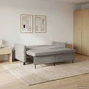 Sovesofa Lys grøn Stof