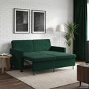 Sovesofa Mørkegrøn Stof