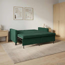 Sovesofa Mørkegrøn Stof