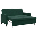 Sovesofa Mørkegrøn Stof