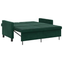 Sovesofa Mørkegrøn Stof