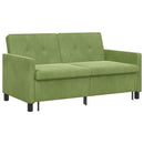 Sovesofa Lys grøn Stof