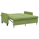 Sovesofa Lys grøn Stof