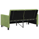 Sovesofa Lys grøn Stof