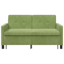 Sovesofa Lys grøn Stof