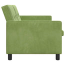 Sovesofa Lys grøn Stof