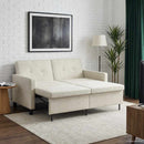 Sovesofa Cremefarvet Stof