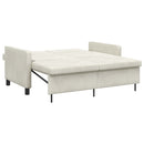 Sovesofa Cremefarvet Stof