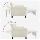 Sovesofa Cremefarvet Stof