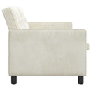 Sovesofa Cremefarvet Stof