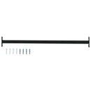 Justerbar vinduessikkerhedsbar Sort 710 -1200 mm Stål