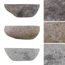 Vask Grå (32-37) x (27-30) x 12 cm Flodsten Oval