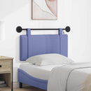 Hængende sengegavl Med LED-lys Jeans blå Stof