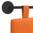 Hængende sengegavl Orange Velourstof