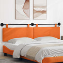 Hængende sengegavl Orange Velourstof