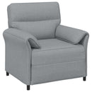 Sofa Sæt 2 stk. Lysegrå Stof