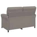 Sofa Sæt 2 stk. Gråbrun Stof