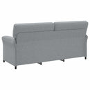 Sofa Sæt 2 stk. Lysegrå Stof