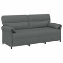 Sofa Sæt 2 stk. Mørkegrå Stof