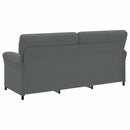 Sofa Sæt 2 stk. Mørkegrå Stof