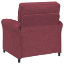 Sofa Sæt 2 stk. Vinrød Stof