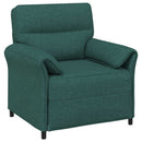 Sofa Sæt 2 stk. Mørkegrøn Stof
