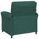Sofa Sæt 2 stk. Mørkegrøn Stof