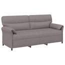 Sofa Sæt 2 stk. Gråbrun Stof