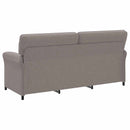 Sofa Sæt 2 stk. Gråbrun Stof