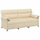 Sofa Sæt 2 stk. Cremefarvet Stof