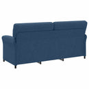 Sofa Sæt 2 stk. Blå Stof