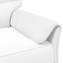 Sofa Sæt 2 stk. Hvid Stof