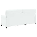 Sofa Sæt 2 stk. Hvid Stof