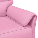 Sofa Sæt 2 stk. Lyserød Stof