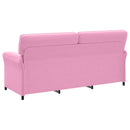 Sofa Sæt 2 stk. Lyserød Stof