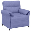 Sofa Sæt 2 stk. Jeans blå Stof