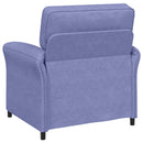 Sofa Sæt 2 stk. Jeans blå Stof