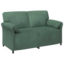 Sofa Sæt 2 stk. Havgrøn Fløjl