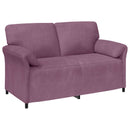 Sofa Sæt 2 stk. Lilla Fløjl