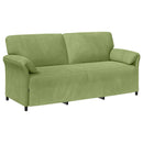 Sofa Sæt 2 stk. Lys grøn Fløjl