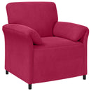Sofa Sæt 2 stk. Vinrød Fløjl