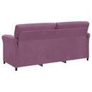 Sofa Sæt 2 stk. Lilla Fløjl