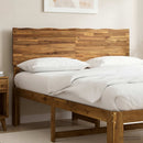 Sengegavl med naturkant ROSTOCK Naturfarvet 120 cm
