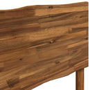 Sengegavl med naturkant ROSTOCK Naturfarvet 100 cm