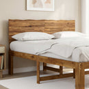 Sengegavl med naturkant ROSTOCK Naturfarvet 140 cm