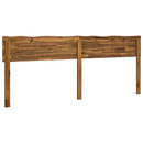 Sengegavl med naturkant ROSTOCK Naturfarvet 180 cm