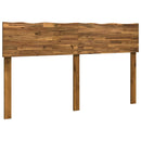 Sengegavl med naturkant ROSTOCK Naturfarvet 160 cm