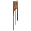 Sengegavl med naturkant ROSTOCK Naturfarvet 150 cm